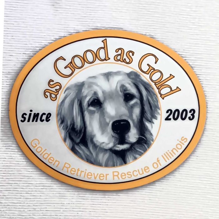 As Good as Gold Logo Magnet
