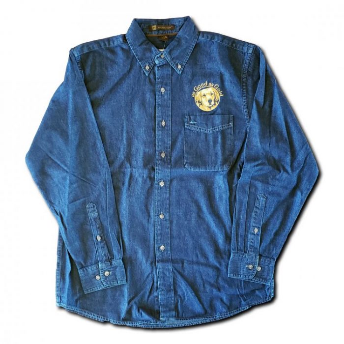 Long Sleeve Denim T-Shirt