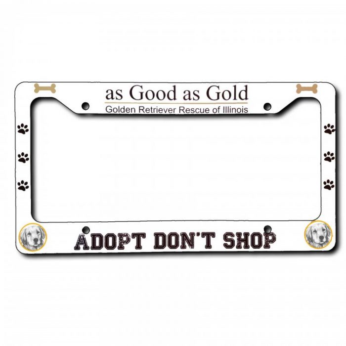 As Good as Gold License Plate Frame
