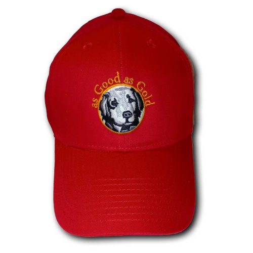 As Good as Gold Baseball Hat – Red