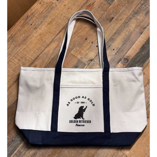 Vintage Canvas Zip Tote
