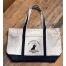 Vintage Canvas Zip Tote
